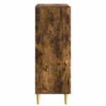 vidaXL Servírovacia skriňa Dymový dub 66 x 34,5 x 95 cm – Obrázok 6