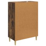vidaXL Servírovacia skriňa Dymový dub 66 x 34,5 x 95 cm – Obrázok 7