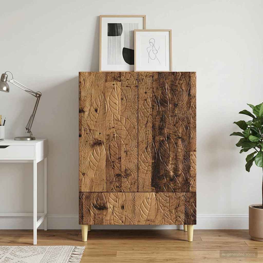 895133_1.jpg vidaXL Servírovacia skriňa Staré drevo 66 x 34,5 x 95 cm – Obrázok 1