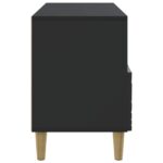vidaXL TV skrinka 102 x 34,5 x 50 cm Čierna Kompozitné drevo – Obrázok 6