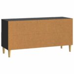 vidaXL TV skrinka 102 x 34,5 x 50 cm Čierna Kompozitné drevo – Obrázok 7
