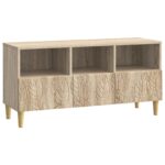 vidaXL TV skrinka 102 x 34,5 x 50 cm Dub sonoma Kompozitné drevo – Obrázok 2