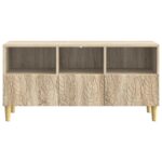 vidaXL TV skrinka 102 x 34,5 x 50 cm Dub sonoma Kompozitné drevo – Obrázok 5