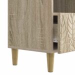 vidaXL TV skrinka 102 x 34,5 x 50 cm Dub sonoma Kompozitné drevo – Obrázok 8