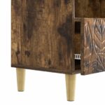 vidaXL TV skrinka 102 x 34,5 x 50 cm Dymový dub Kompozitné drevo – Obrázok 8