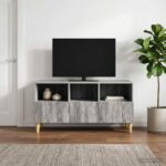 vidaXL TV skrinka 102 x 34,5 x 50 cm Sivý Sonoma Kompozitné drevo