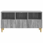 vidaXL TV skrinka 102 x 34,5 x 50 cm Sivý Sonoma Kompozitné drevo – Obrázok 5