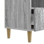 vidaXL TV skrinka 102 x 34,5 x 50 cm Sivý Sonoma Kompozitné drevo – Obrázok 8