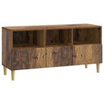 vidaXL TV skrinka 102 x 34,5 x 50 cm Staré drevo Kompozitné drevo – Obrázok 2