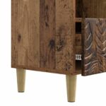 vidaXL TV skrinka 102 x 34,5 x 50 cm Staré drevo Kompozitné drevo – Obrázok 8