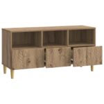 vidaXL TV skrinka 102 x 34,5 x 50 cm Dub artisan Kompozitné drevo – Obrázok 4
