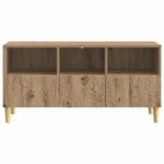 vidaXL TV skrinka 102 x 34,5 x 50 cm Dub artisan Kompozitné drevo – Obrázok 5