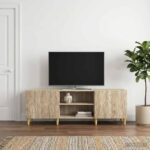 vidaXL TV skrinka 150 x 31 x 50 cm Dub sonoma Kompozitné drevo – Obrázok 3
