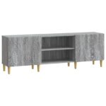 vidaXL TV skrinka 150 x 31 x 50 cm Sivý Sonoma Kompozitné drevo – Obrázok 2