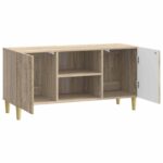 vidaXL TV skrinka 102 x 34,5 x 50 cm Dub sonoma Kompozitné drevo – Obrázok 4