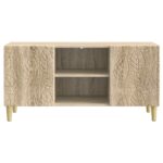 vidaXL TV skrinka 102 x 34,5 x 50 cm Dub sonoma Kompozitné drevo – Obrázok 5