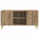 vidaXL TV skrinka 102 x 34,5 x 50 cm Dub artisan Kompozitné drevo – Obrázok 5