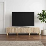 vidaXL TV skrinka 147 x 34,5 x 30 cm Dub sonoma Kompozitné drevo