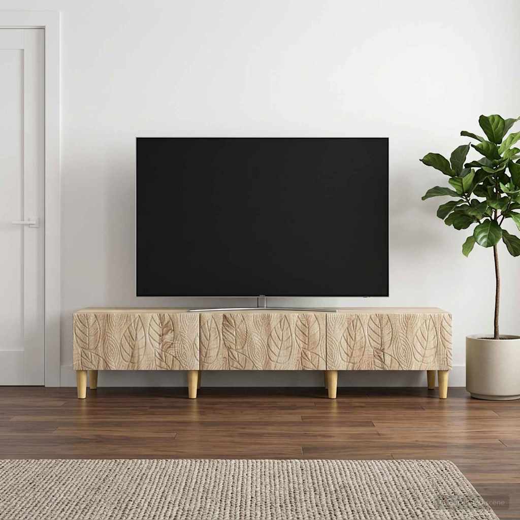 895167_1.jpg vidaXL TV skrinka 147 x 34,5 x 30 cm Dub sonoma Kompozitné drevo – Obrázok 1