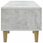 vidaXL TV skrinka 147 x 34,5 x 30 cm Betónovo sivá Kompozitné drevo – Obrázok 6