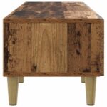 vidaXL TV skrinka 147 x 34,5 x 30 cm Staré drevo Kompozitné drevo – Obrázok 6
