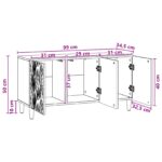 vidaXL TV skrinka 99 x 34,5 x 50 cm Čierna Kompozitné drevo – Obrázok 10