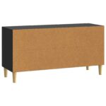 vidaXL TV skrinka 99 x 34,5 x 50 cm Čierna Kompozitné drevo – Obrázok 7