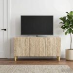 vidaXL TV skrinka 99 x 34,5 x 50 cm Dub sonoma Kompozitné drevo – Obrázok 3