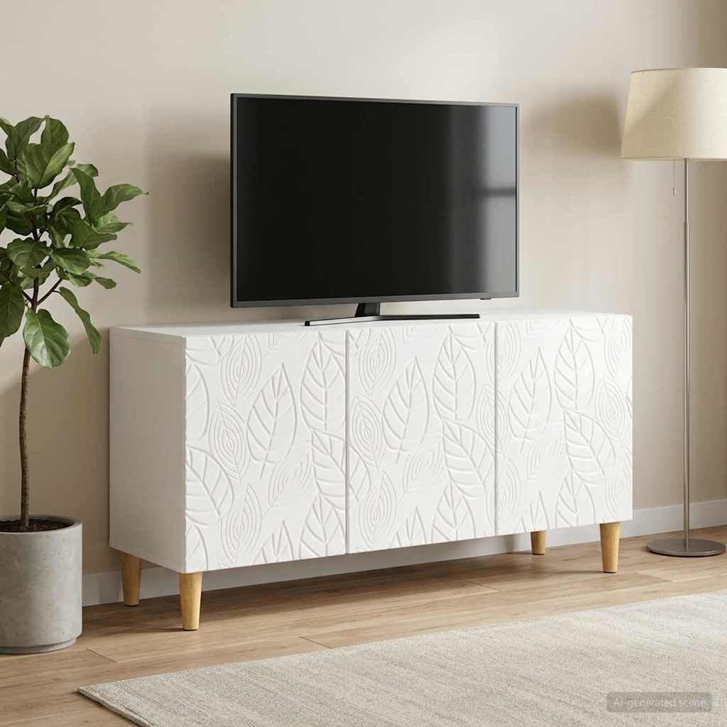 895179_1.jpg vidaXL TV skrinka 99 x 34,5 x 50 cm Biela s vysokým leskom – Obrázok 1