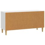 vidaXL TV skrinka 99 x 34,5 x 50 cm Biela s vysokým leskom – Obrázok 7