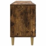 vidaXL TV skrinka 99 x 34,5 x 50 cm Dymový dub Kompozitné drevo – Obrázok 6