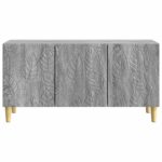 vidaXL TV skrinka 99 x 34,5 x 50 cm Sivý Sonoma Kompozitné drevo – Obrázok 5