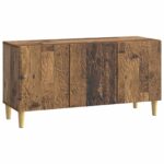 vidaXL TV skrinka 99 x 34,5 x 50 cm Staré drevo Kompozitné drevo – Obrázok 2