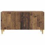 vidaXL TV skrinka 99 x 34,5 x 50 cm Staré drevo Kompozitné drevo – Obrázok 5