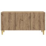 vidaXL TV skrinka 99 x 34,5 x 50 cm Dub artisan Kompozitné drevo – Obrázok 5