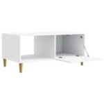 vidaXL Konferenčný stolík Biela 90 x 50 x 40 cm Kompozitné drevo – Obrázok 2