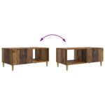 vidaXL Konferenčný stolík Staré drevo 90 x 50 x 40 cm Kompozitné drevo – Obrázok 8