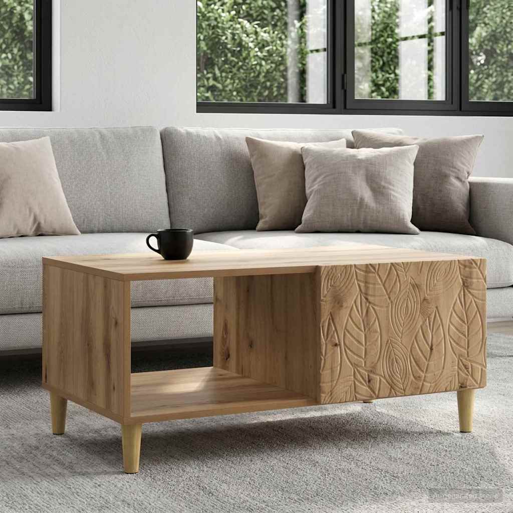 895194_1.jpg vidaXL Konferenčný stolík Dub artisan 90 x 50 x 40 cm Kompozitné drevo – Obrázok 1