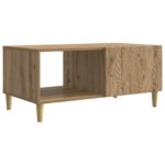 vidaXL Konferenčný stolík Dub artisan 90 x 50 x 40 cm Kompozitné drevo – Obrázok 2