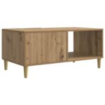 vidaXL Konferenčný stolík Dub artisan 90 x 50 x 40 cm Kompozitné drevo – Obrázok 6