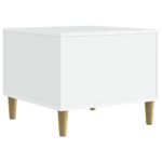 vidaXL Konferenčný stolík Biela 50 x 49 x 40 cm Kompozitné drevo – Obrázok 6