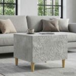 vidaXL Konferenčný stolík Betónovo sivá 50 x 49 x 40 cm – Obrázok 9