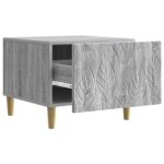 vidaXL Konferenčný stolík Sivý Sonoma 50 x 49 x 40 cm Kompozitné drevo – Obrázok 2