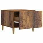 vidaXL Konferenčný stolík Staré drevo 50 x 49 x 40 cm Kompozitné drevo – Obrázok 2