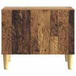vidaXL Konferenčný stolík Staré drevo 50 x 49 x 40 cm Kompozitné drevo – Obrázok 3