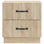 vidaXL Nočný stolík Dub sonoma 43 x 34,5 x 44,5 cm Kompozitné drevo – Obrázok 4