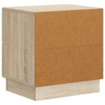 vidaXL Nočný stolík Dub sonoma 43 x 34,5 x 44,5 cm Kompozitné drevo – Obrázok 6