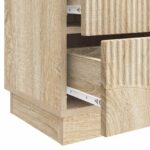 vidaXL Nočný stolík Dub sonoma 43 x 34,5 x 44,5 cm Kompozitné drevo – Obrázok 8