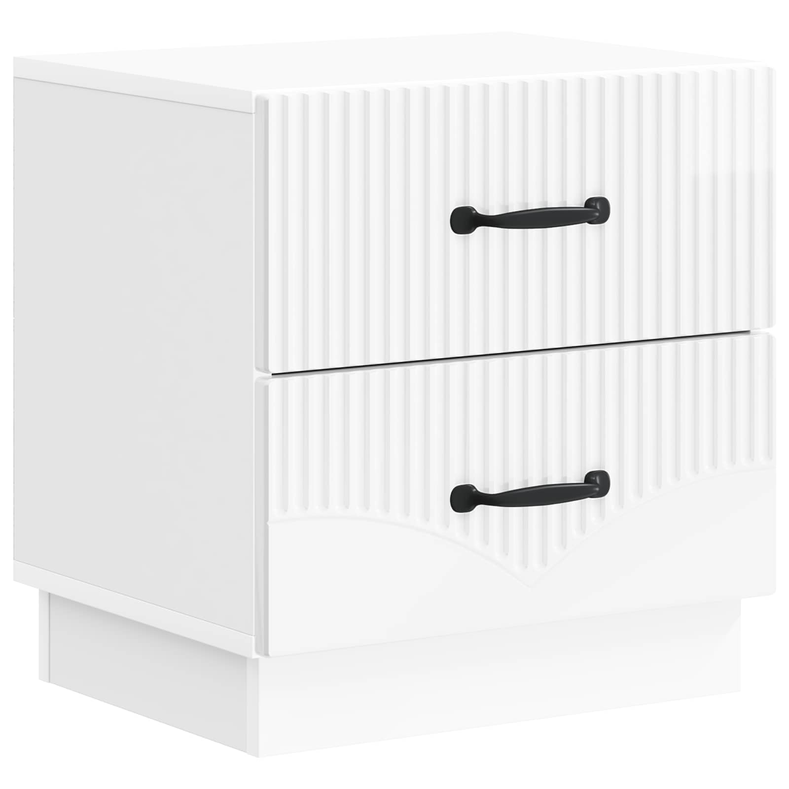 895223_1.jpg vidaXL Nočný stolík Biela s vysokým leskom 43 x 34,5 x 44,5 cm – Obrázok 1
