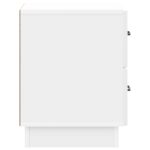 vidaXL Nočný stolík Biela s vysokým leskom 43 x 34,5 x 44,5 cm – Obrázok 5